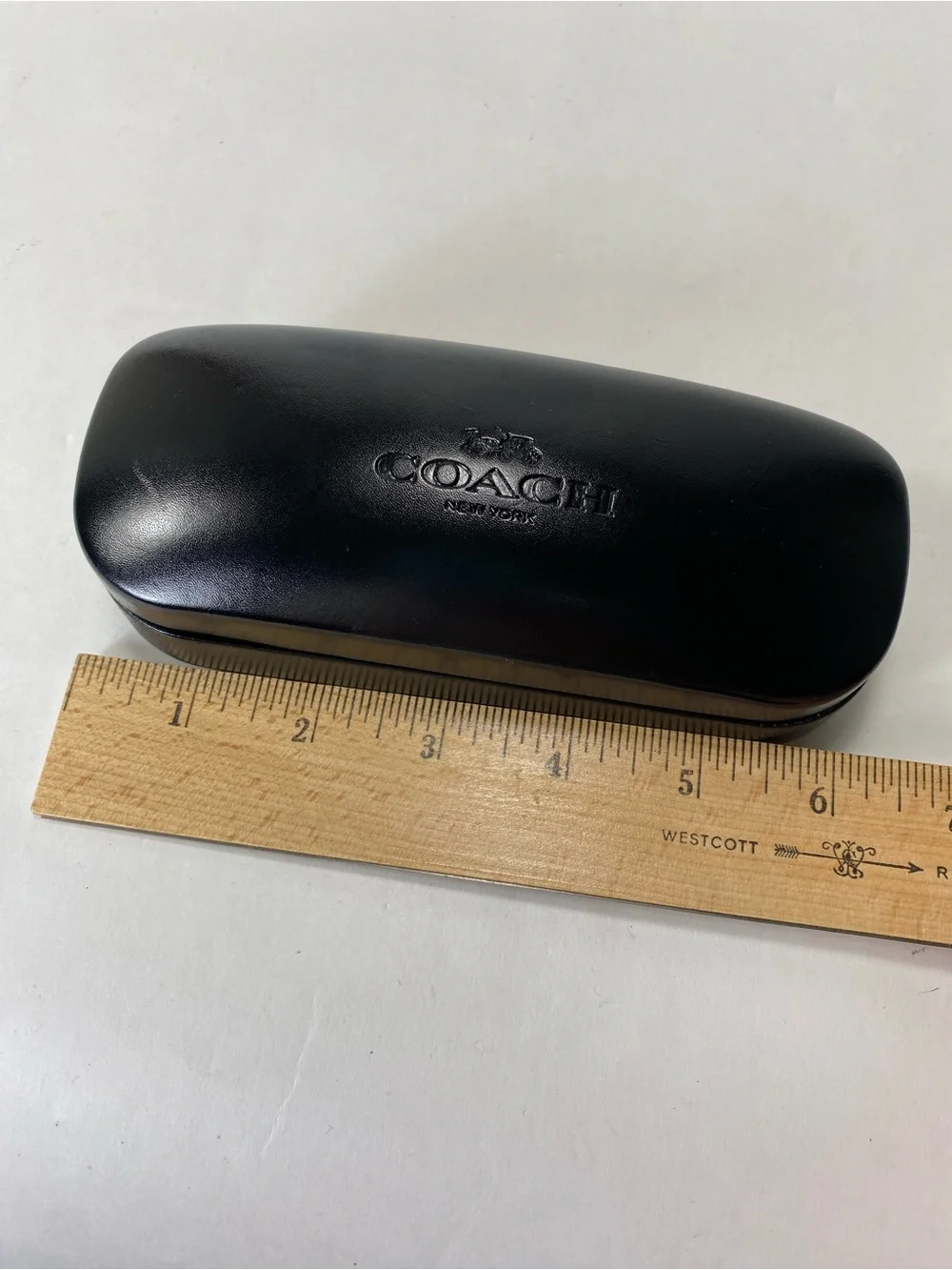 Coach Black Clam Shell Hinge Sunglasses Hard Travel Case